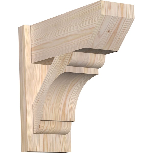 Ekena Millwork Olympic Slat Smooth Outlooker, Douglas Fir, 7 1/2"W x 18"D x 18"H OUT08X18X18OLY06SDF - main